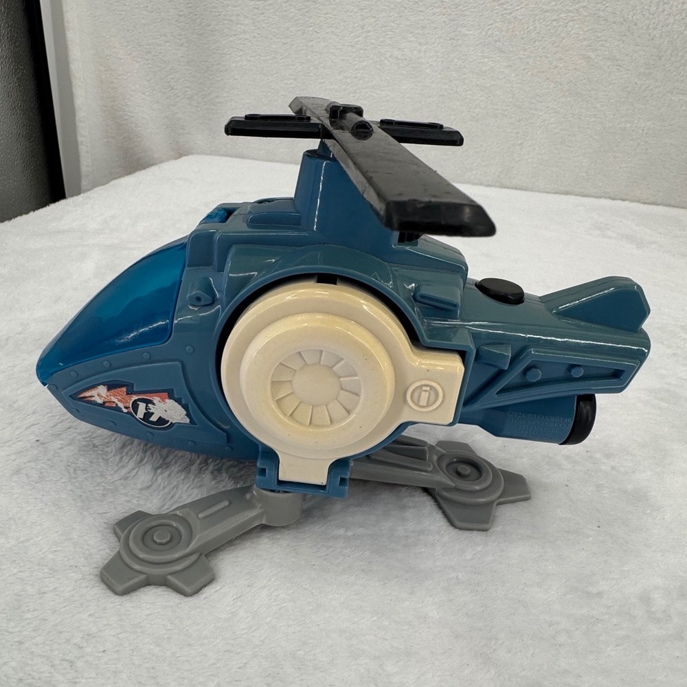 Mattel Fisher-Price Imaginext Action City Turbo 2011 Light Up Helicopter Vehicle